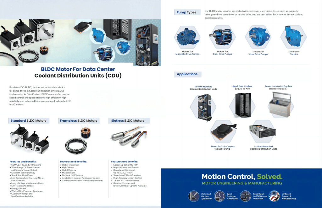 Application Case: BLDC Motor Used For Data Center