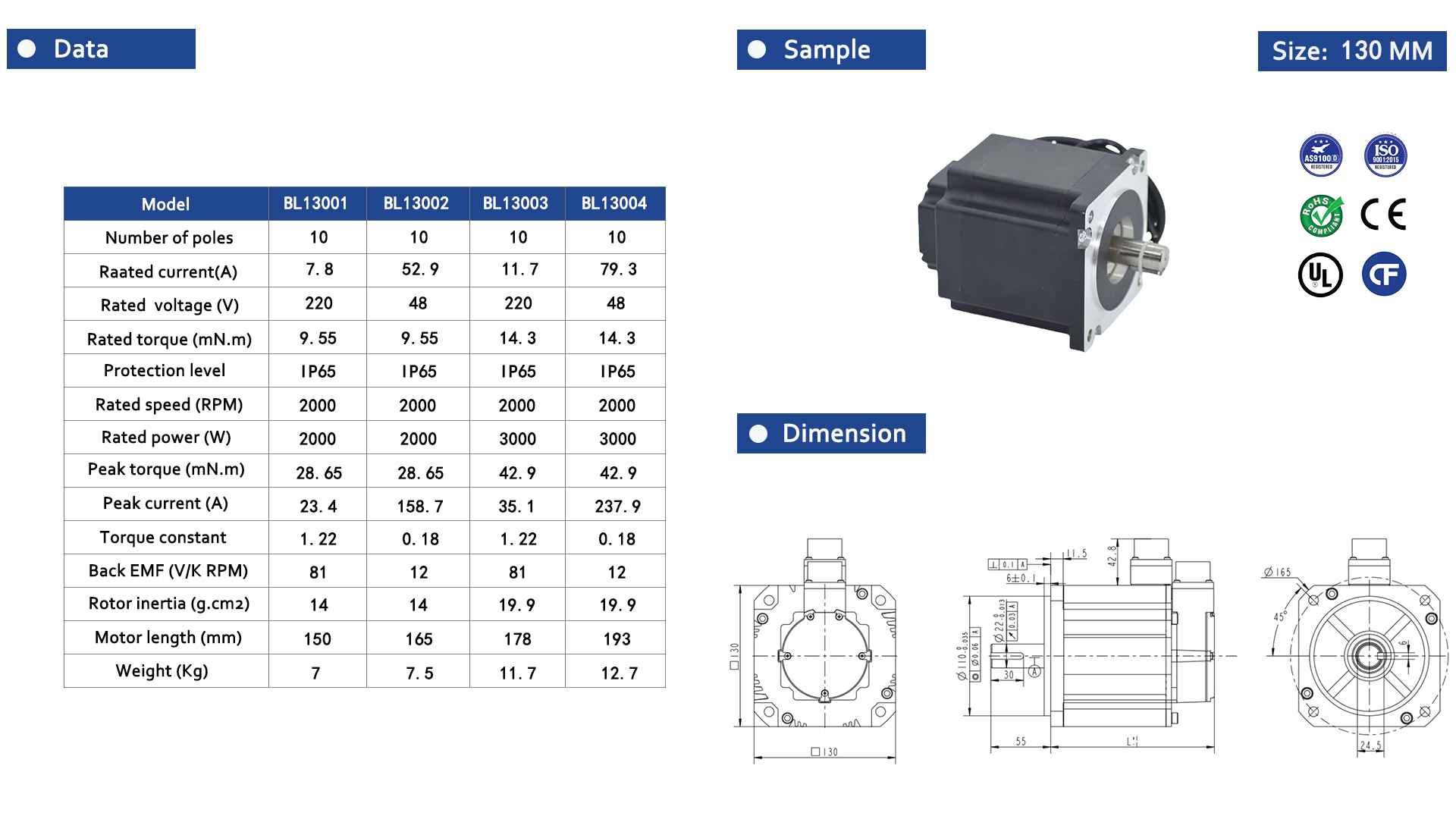 Brushless Motor 130 Series-2-Rostoko