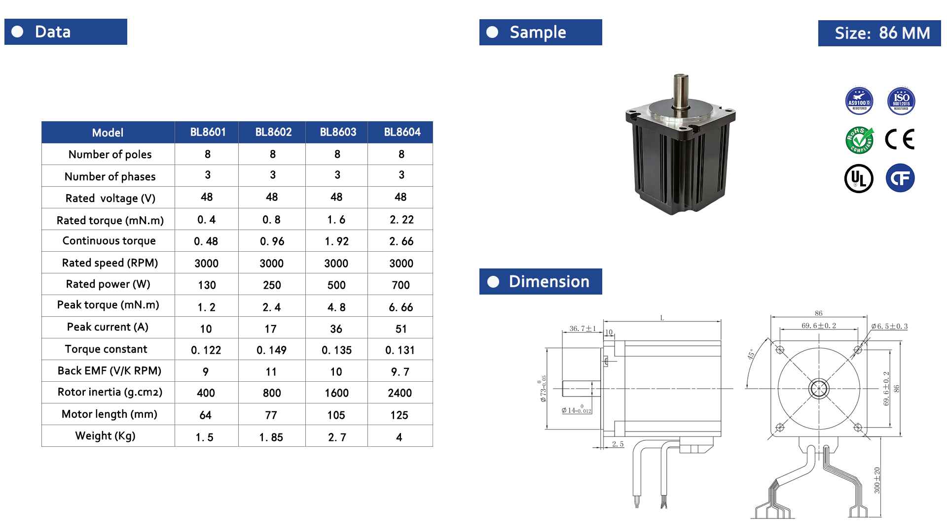 Brushless Motor 86 Series-2-Rostoko