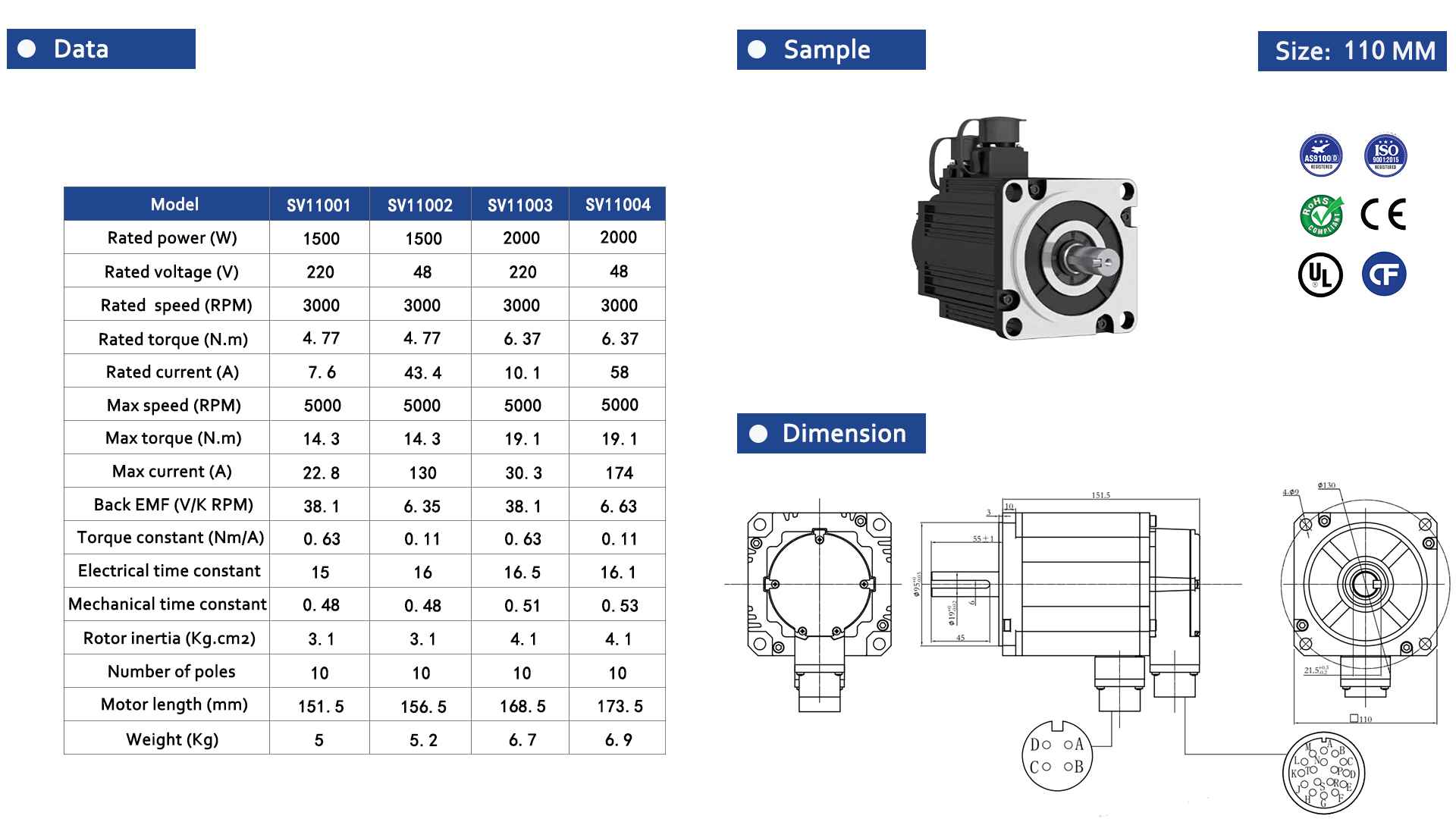 Servo Motor 110 Series-2-Rostoko