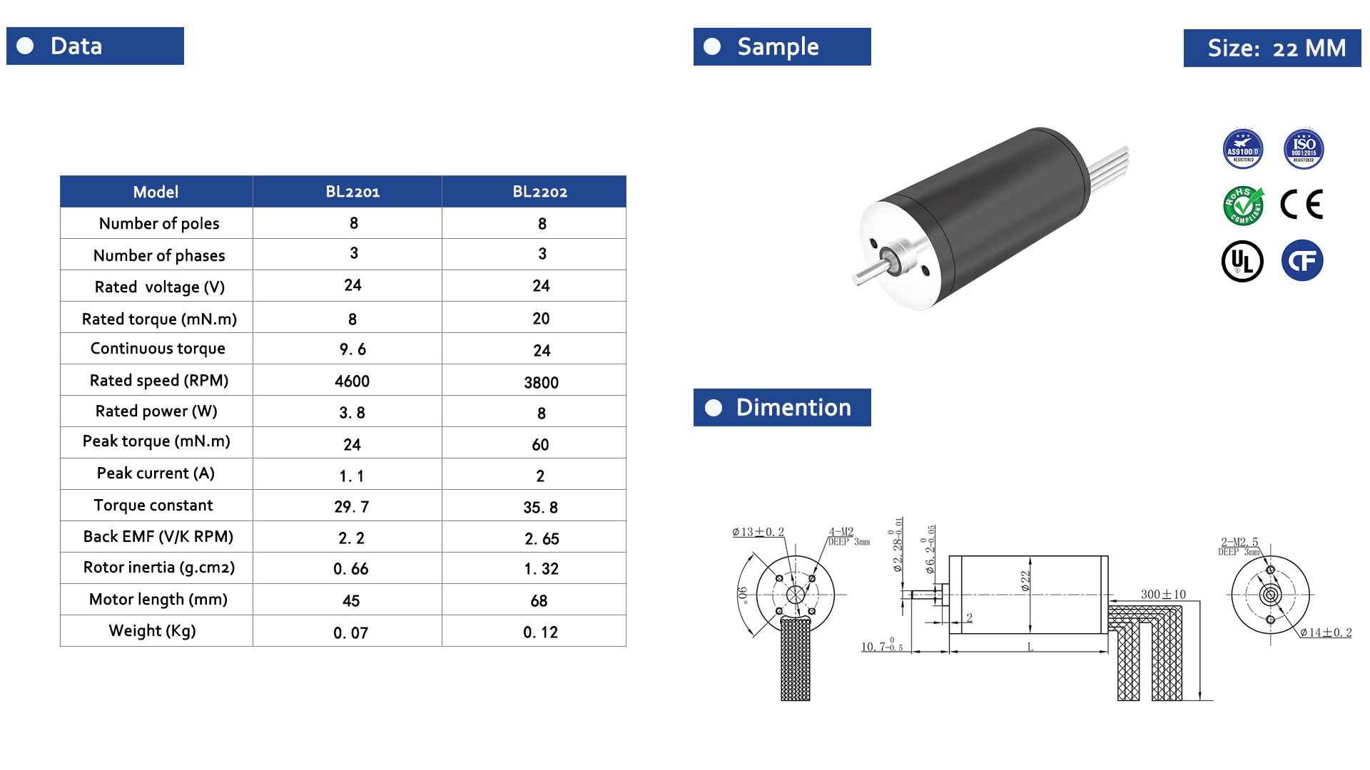 Brushless Motor 22 Series-3-Rostoko