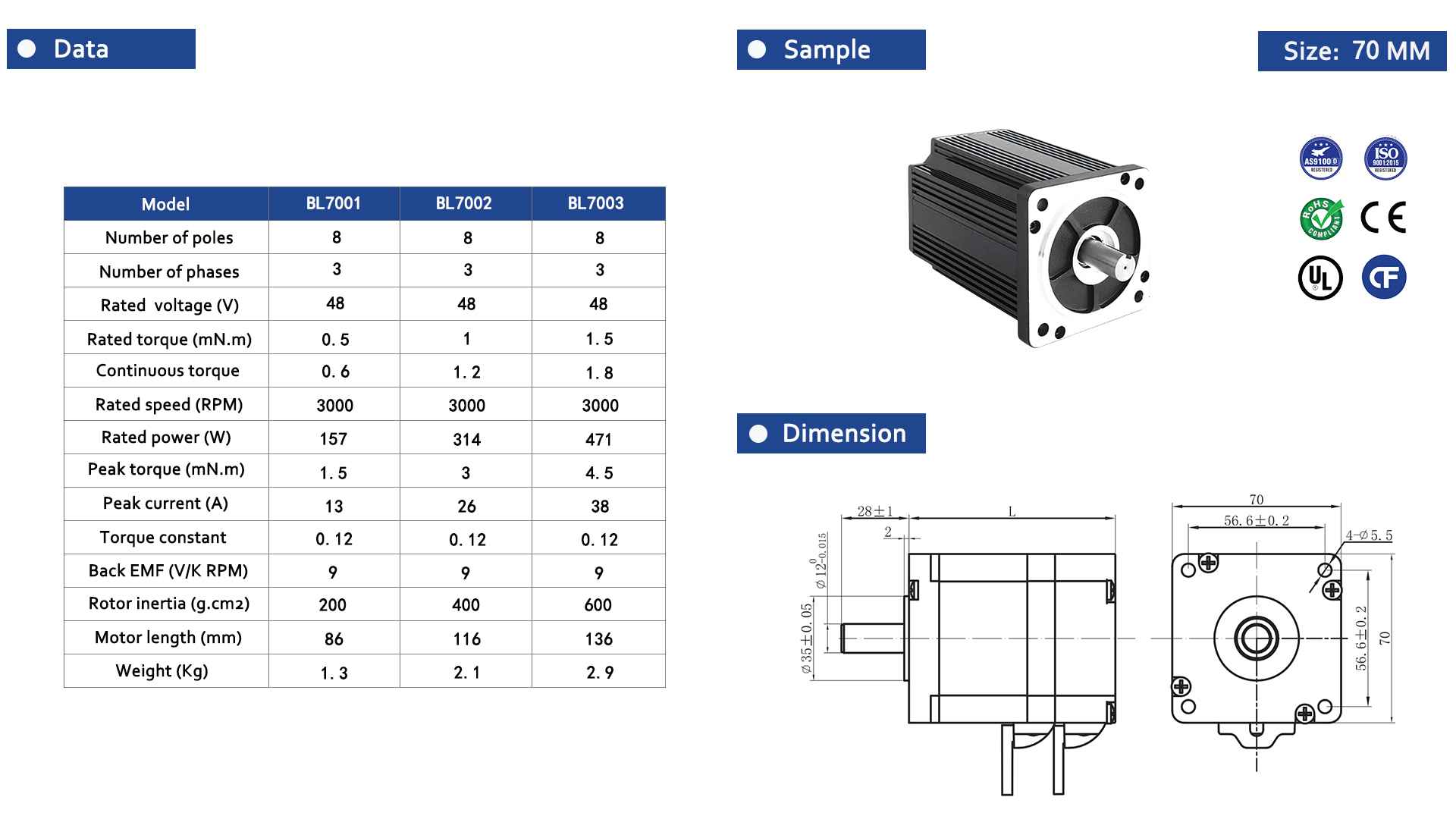 Brushless Motor 70 Series-2-Rostoko