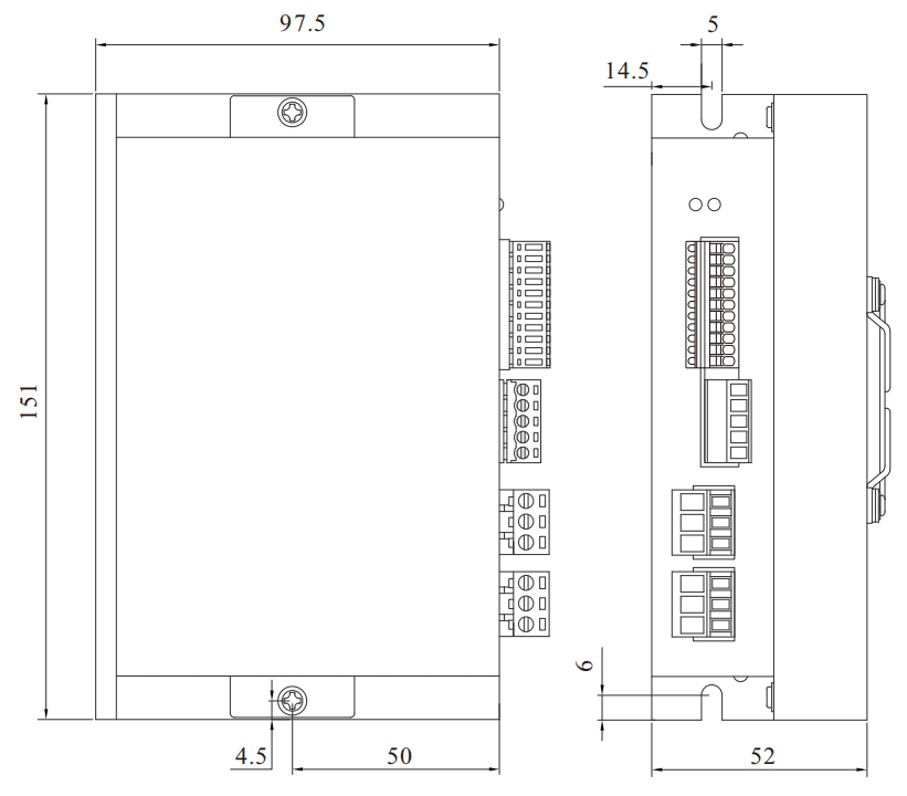 Drawings of High Voltage BLDC Driver 350W-Rostoko