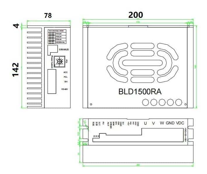 Drawings of Low Voltage BLDC Driver 1500W-1-Rostoko