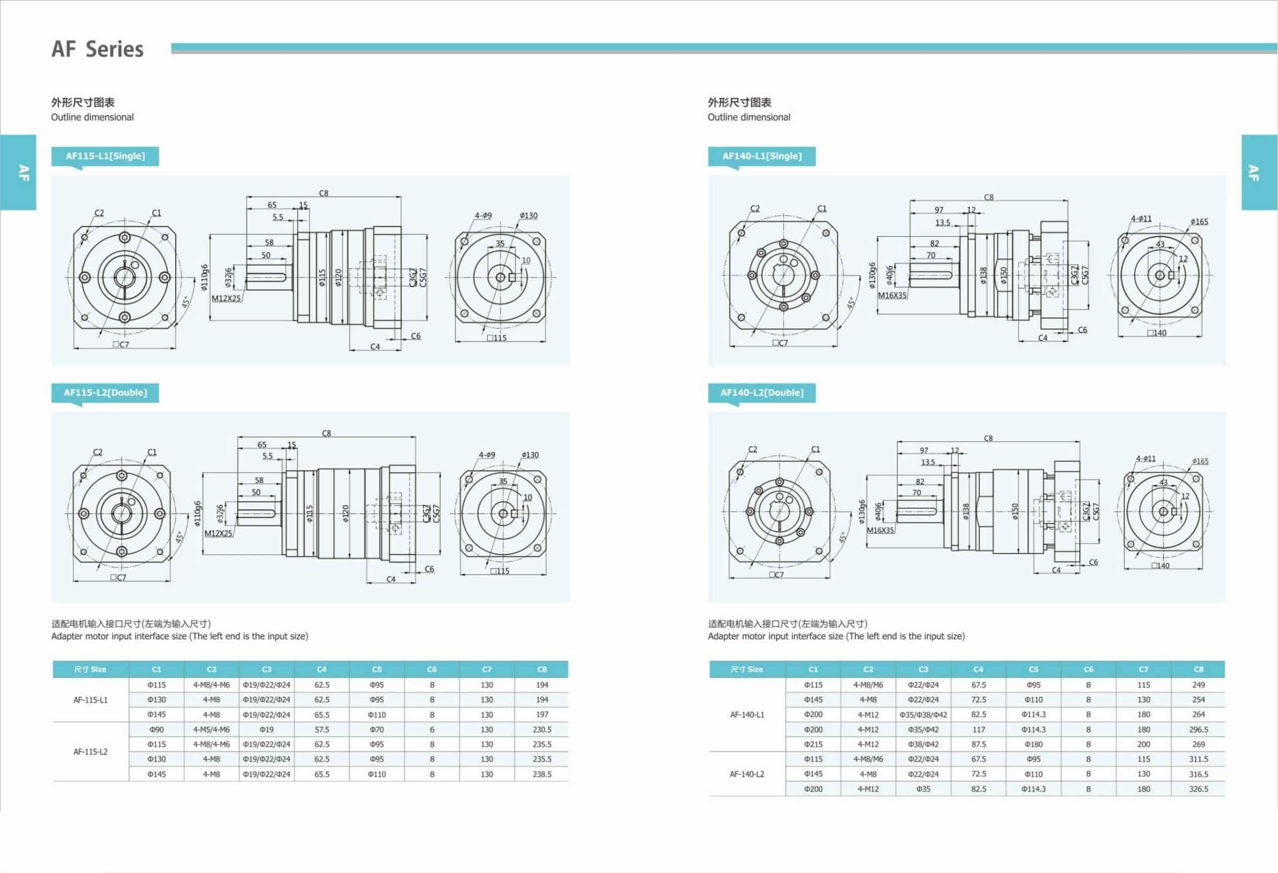 Planetary Gearbox Helical Teeth AF Series-5-Rostoko