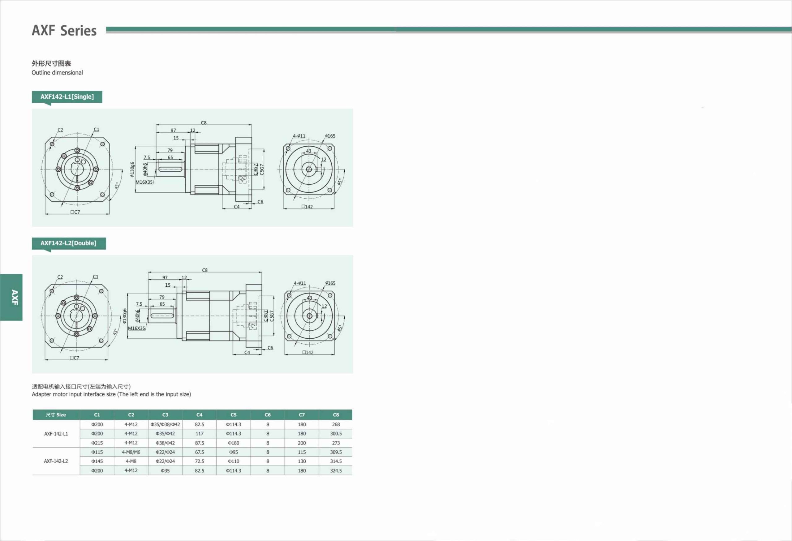 Planetary Gearbox Helical Teeth AXF Series-6-Rostoko