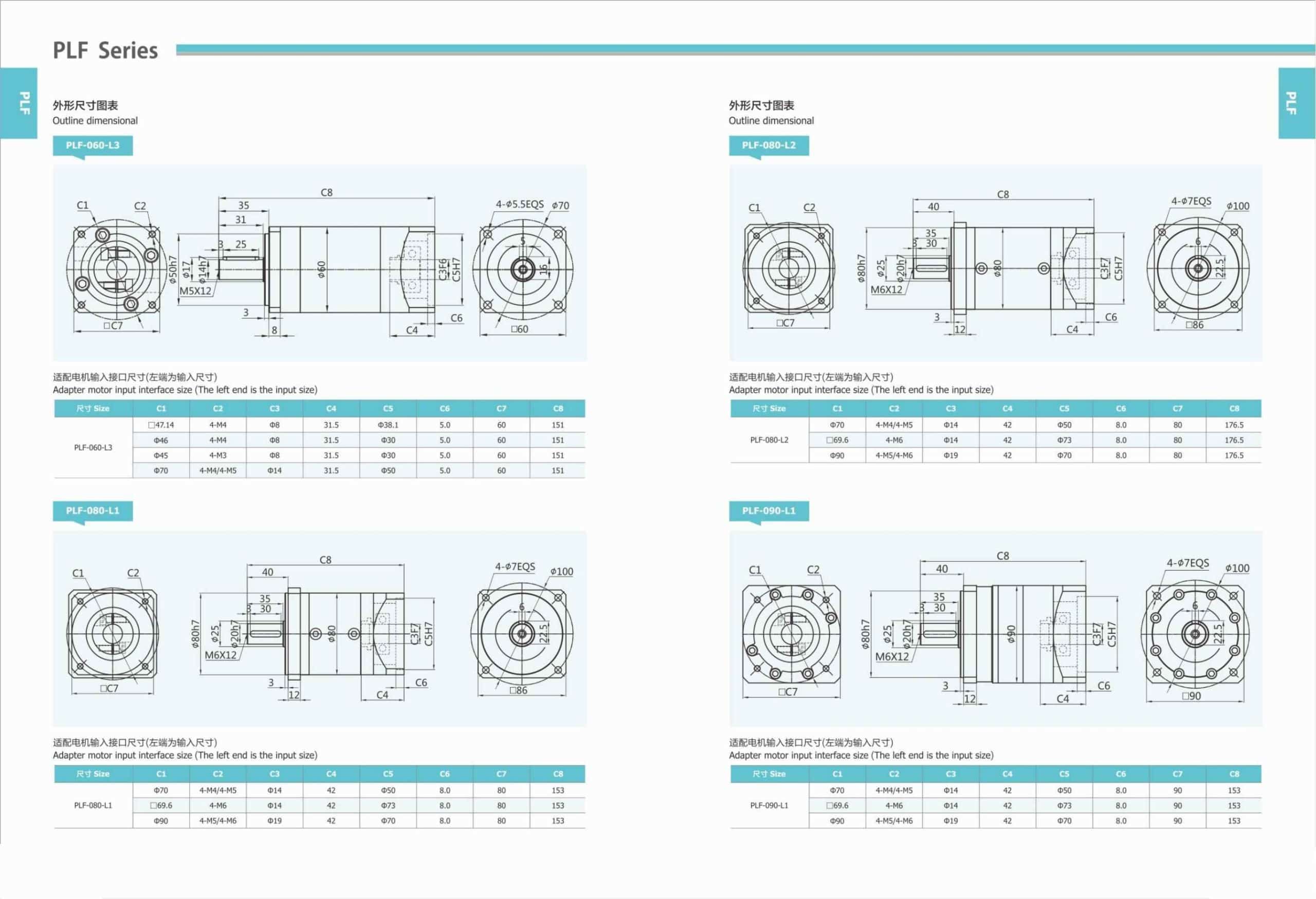 Planetary Gearbox Straight Teeth PLF Series-4-Rostoko