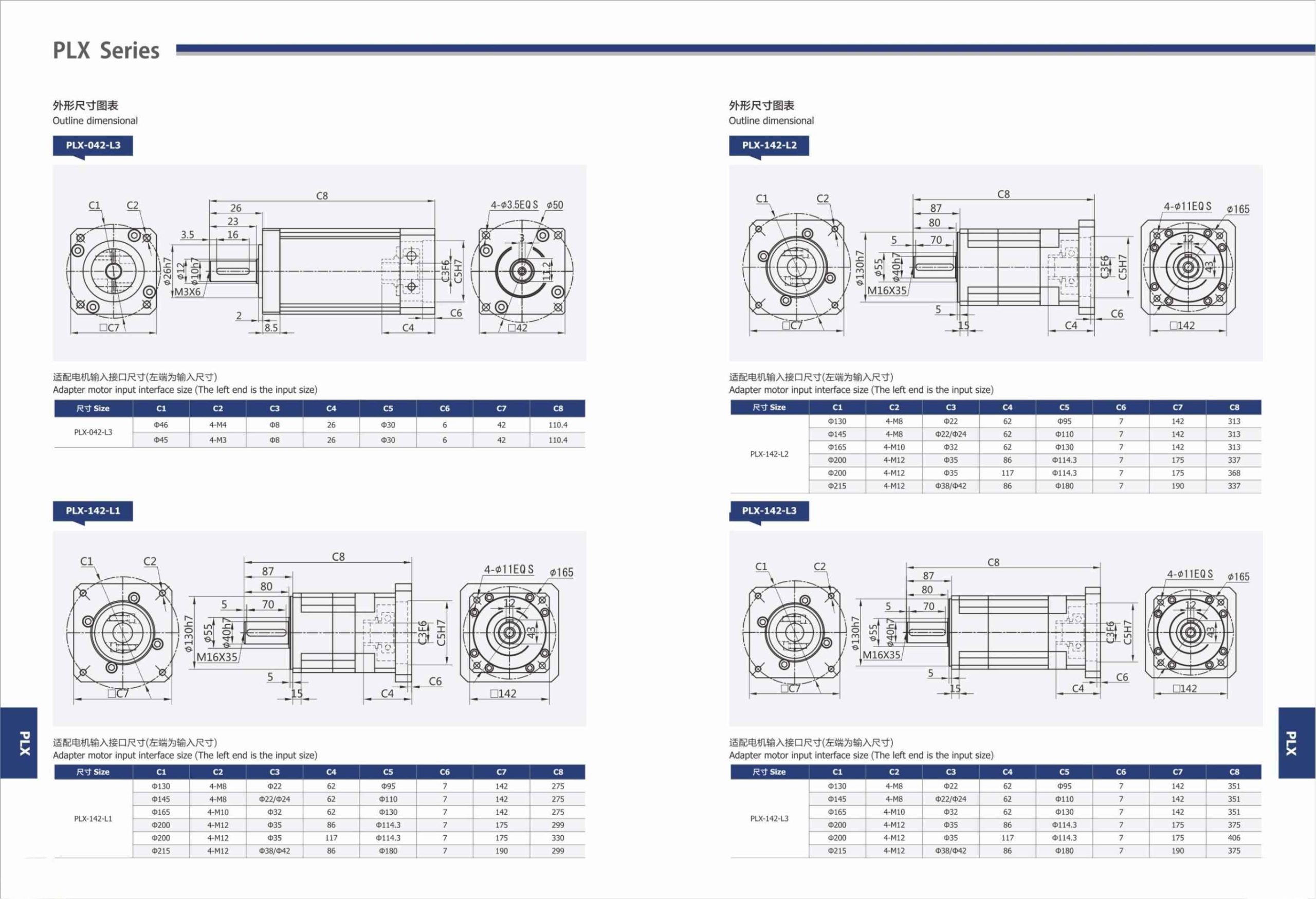 Planetary Gearbox Straight Teeth PLX Series-4-Rostoko